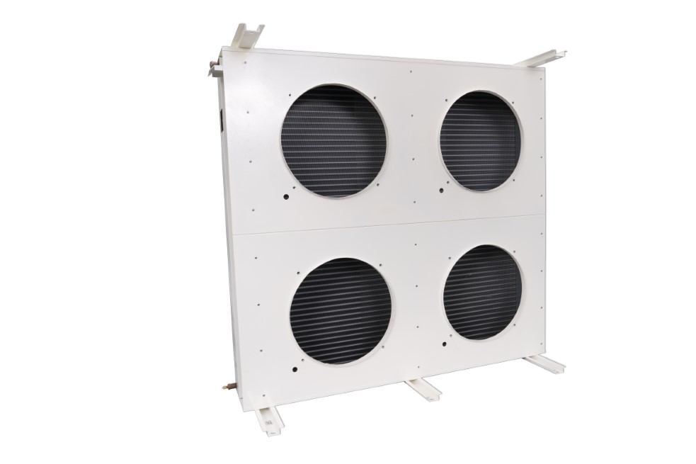 Four Fans Air cooled refrigeration Fin Heat Exchanger Condenser coil or cooling coils by KRN Heat Exchanger