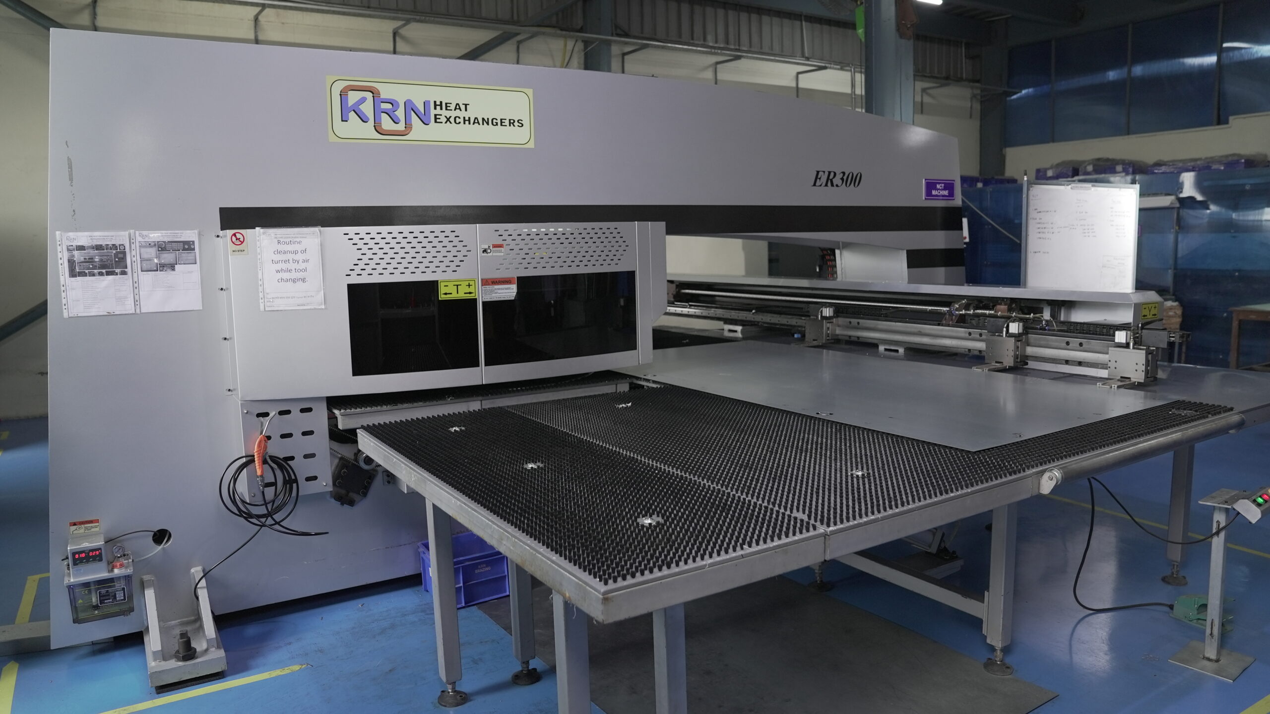 NCT punching Machine for end plate manufacturing